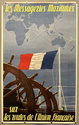 Link to &nbsp;Messageries Maritimes sur les routes de l'Union FrançaiseFrance, c.1950's &nbsp;Product