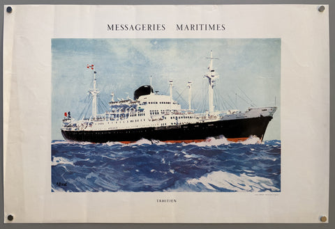 Link to &nbsp;Messageries Maritimes - TahitienFrance, c.1953's &nbsp;Product