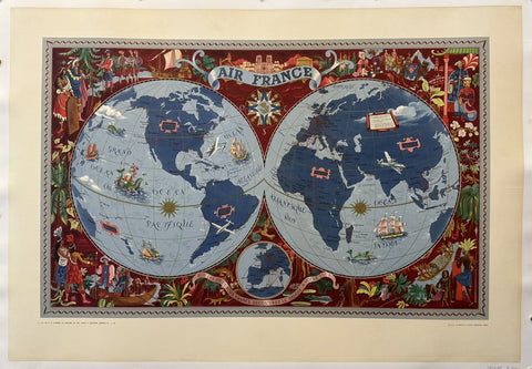 Link to  PlanisphèreFrance, 1952  Product