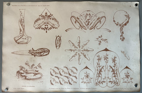 Link to  Application de la Faune & Decoration: Lezards, SalamandresFrance, 1909  Product