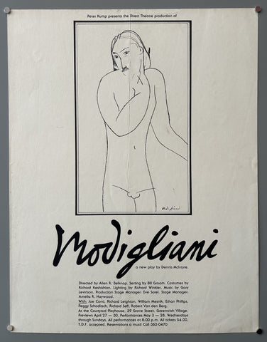 Link to  Modigliani by Dennis McIntyreUnited States, 1980  Product