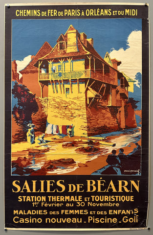 Link to  Salies de Béarn Chemins de Fer de Paris À Orléans et du MidiFrance, 1931  Product