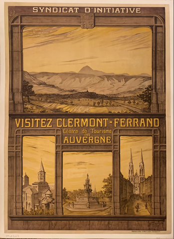 Link to  Visitez Clermont-Ferrand PosterFrance c.1920's  Product