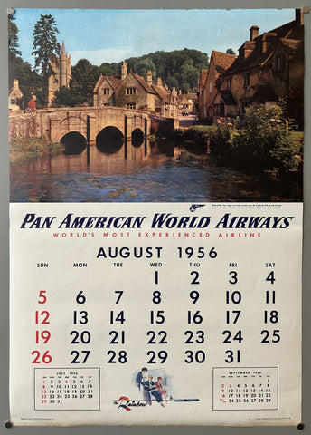 Link to  Pan American World Airways August 1956USA, 1955  Product