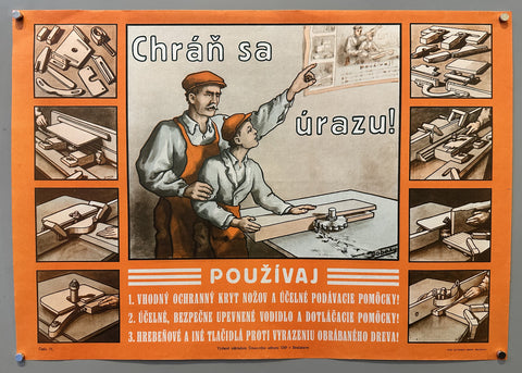 Link to &nbsp;Chráň sa úrazu - PoužívajSlovakia, c. 1940s &nbsp;Product