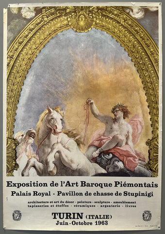 Exposition de l'Art Baroque Piémontais Poster
