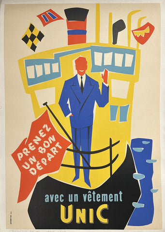 Link to  Prenez Un Bon Départ Avec Un Vêtement UnicFrance, c. 1950s (?)  Product