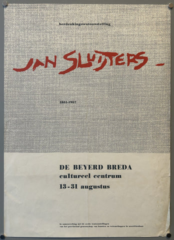 Link to  Jan Sluijters PosterNetherlands, 1958  Product