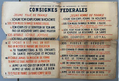 Link to  Consignes Federales PosterFrance, 1942  Product