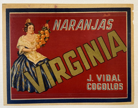 Link to &nbsp;Naranjas VirginiaSpain, c.1950s &nbsp;Product