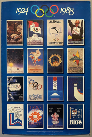 1924-1988 Olympic Posters Poster