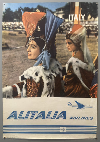 Link to  Alitalia Airlines Ascoli Piceno Travel PosterItaly, 1961  Product