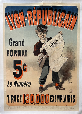 Link to  Lyon-Républican Jules ChéretFrance, 1892  Product