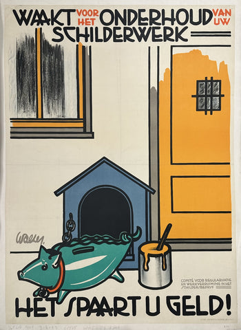Link to  Waakt voor het Onderhoud van uw Schilderwerk...Netherlands, c. 1922  Product