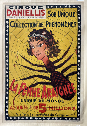 Link to  Cirque Daniellis - La Femme AraignéeFrance, C. 1925  Product