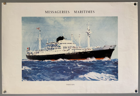 Link to &nbsp;Messageries Maritimes - TahitienFrance, c.1953's &nbsp;Product