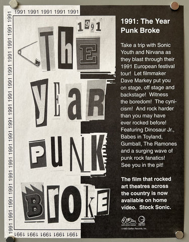 Link to  1991: The Year Punk BrokeUSA, 1992  Product