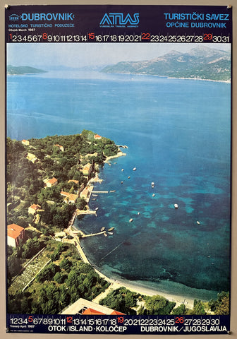 Link to &nbsp;Atlas Calendar March - April 1987Yugoslavia, 1987 &nbsp;Product