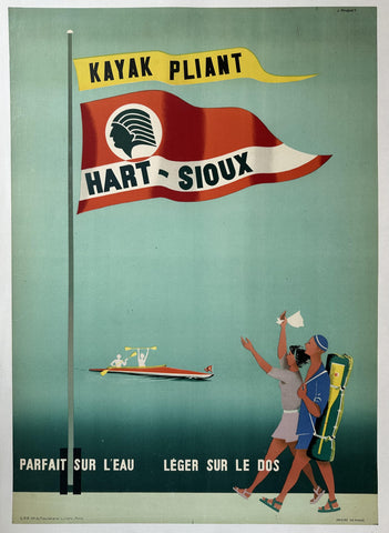 Hart-Sioux Kayak Pliant Poster