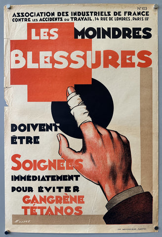 Link to &nbsp;Association des Industriels de France Les Moindres BlessuresFrance, c. 1940s &nbsp;Product