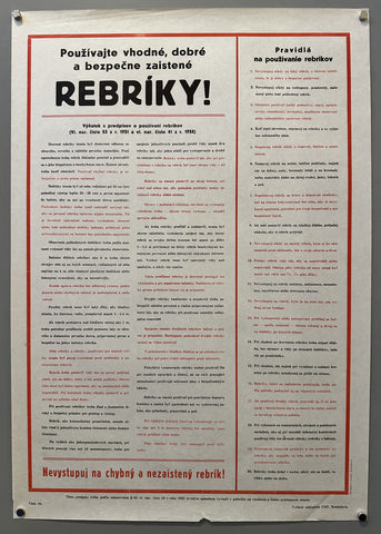 Používajte vhodné, dobré a bezpečne zaistené Rebriky!