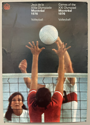 Link to  Volleyball 1976 Montreal Olympics PosterCanada, 1972  Product