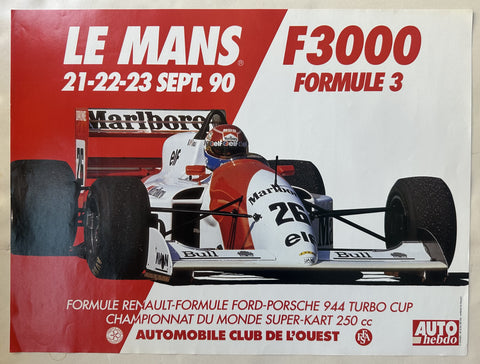 Link to  Le Mans F3000 1990 PosterFrance, 1990  Product