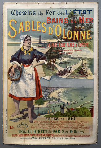 Link to  Sables D'OlonneFrance, 1894  Product