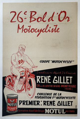 Link to  26e Bol d'Or MotocyclisteFrance, 1962  Product