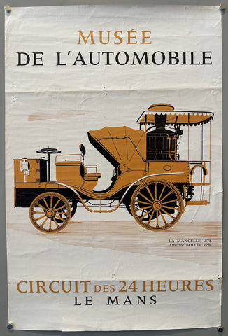 Musée de l'Automobile Circuit des 24 Heures Le Mans Poster