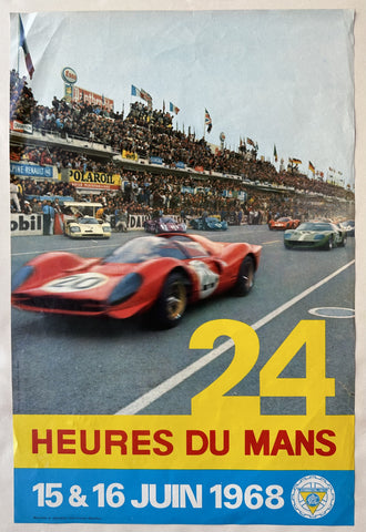 Link to  24 Heures Du Mans 1968 PosterFrance, 1968  Product