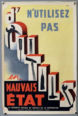 Link to &nbsp;La Sécurité Sociale au Service de la Prévention N'Utilisez PasFrance, c. 1950s &nbsp;Product