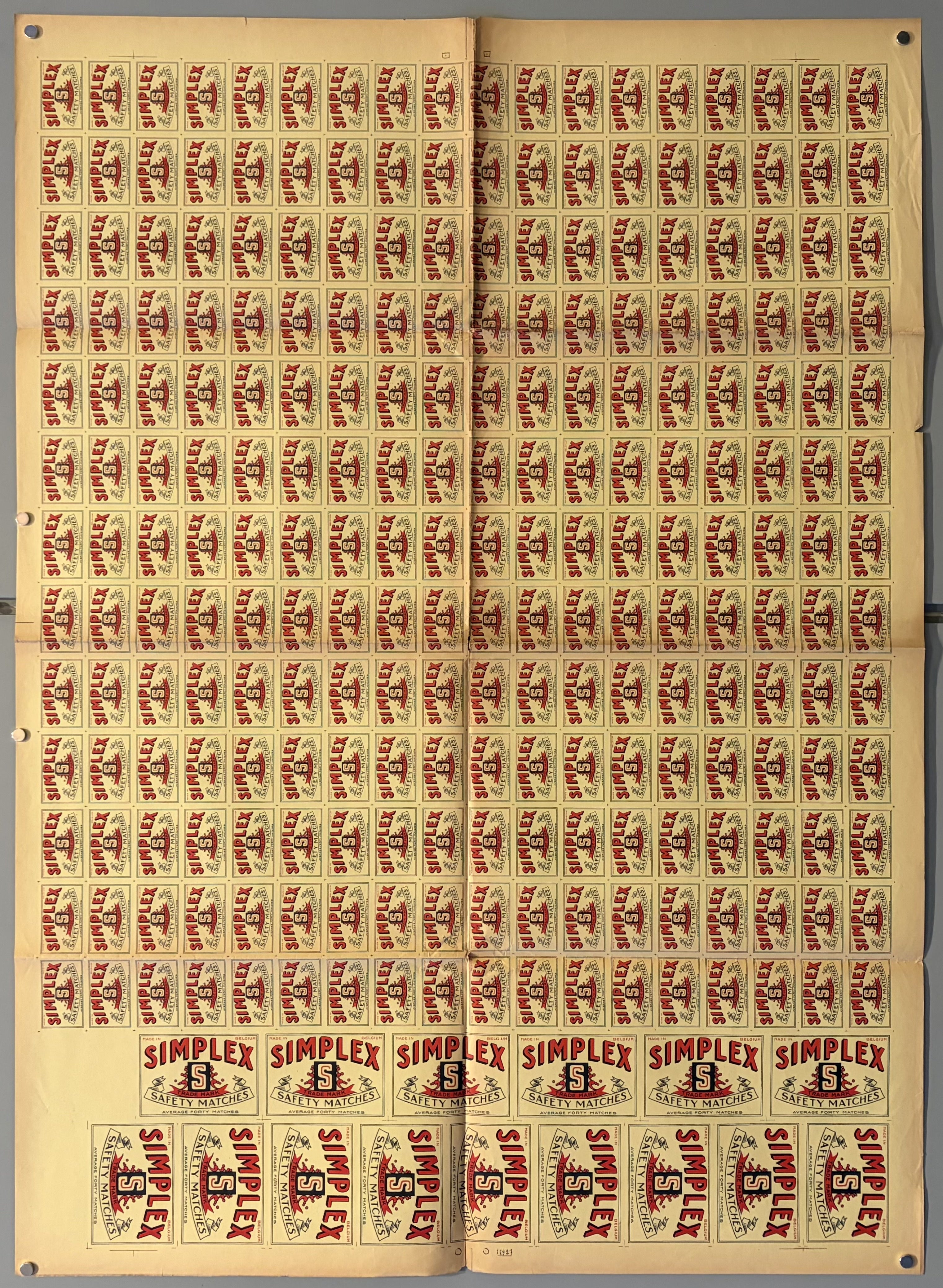 Simplex Safety Matches – Poster Museum