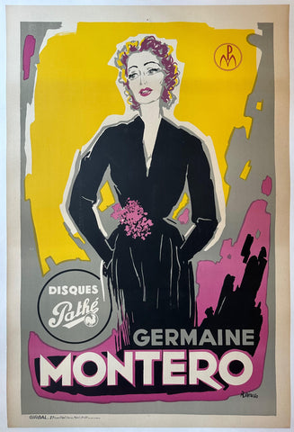Link to  Germaine Montero PosterFrance, c. 1950s  Product