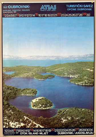 Atlas Calendar November - December 1987