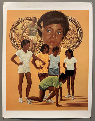 Link to  Wes Kendall 'Wilma Rudolph, Queen of Track' PosterUSA, 1975  Product