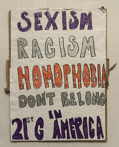 Sexism Racism Homophobia (2017 Women's March)