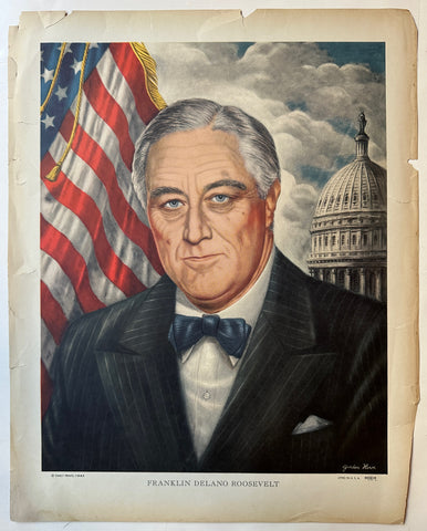 Link to  Franklin Delano Roosevelt PosterUSA 1943  Product