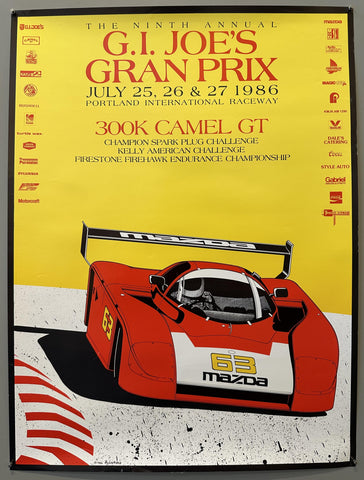 Link to  9th Annual G.I. Joe's Gran Prix PosterUSA, 1986  Product