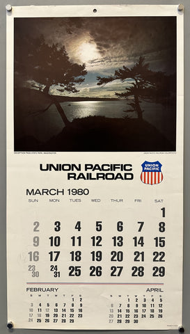Link to &nbsp;Union Pacific Railroad Calendar March/October 1980USA, 1980 &nbsp;Product