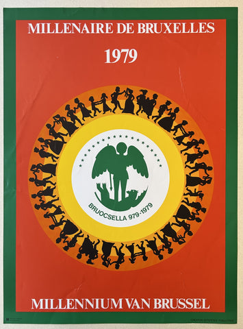 Millenaire de Bruxelles 1979 Poster