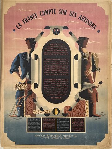 Link to  La France Compte Sur Ses ArtisansFrance, c. 1940s (?)  Product