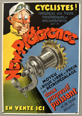 New Preference Cyclistes Poster