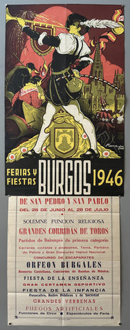 Link to  Ferias y Fiestas Burgos PosterSpain, 1946  Product
