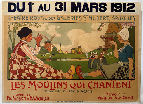 Link to  Les Moulins Qui Chantant PosterFrance, 1912  Product