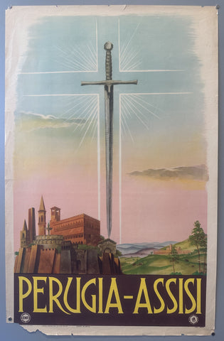 Link to  Perugia-Assisi Travel PosterItaly, c. 1960s  Product
