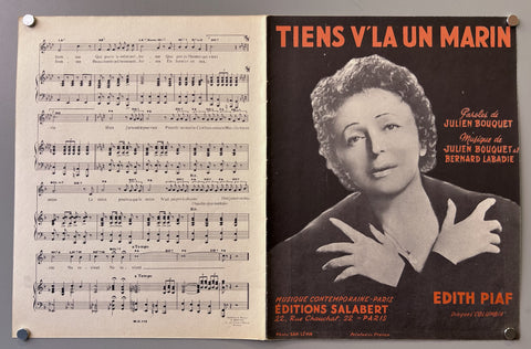Link to  Tiens V'la un Marin Edith PiafFrance, c. 1950s  Product