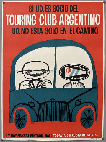 Link to  Touring Club Argentino PosterArgentina, c. 1960  Product