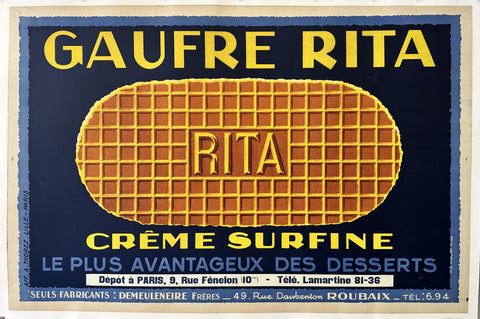 Gaufre Rita Crême Surfine