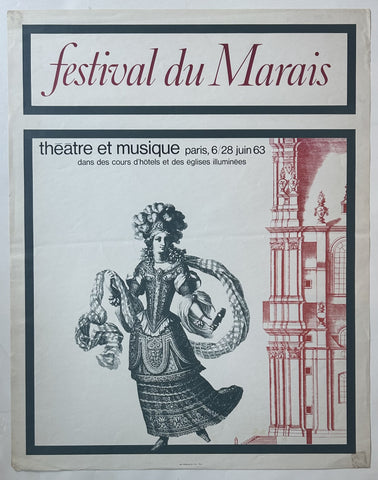 Link to  Festival du Marais PosterFrance, 1963  Product